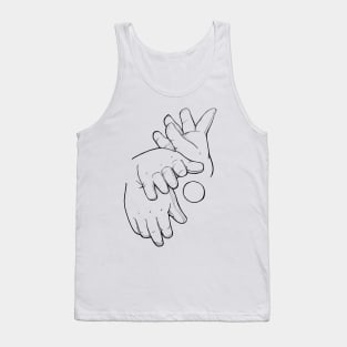 the first gentle touch of your newborn baby Tank Top